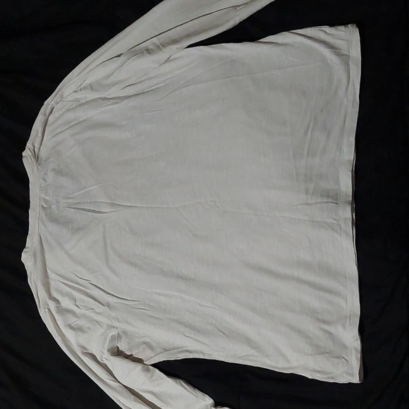 Faded Glory Long Sleeve top with floral design; Size: XXL, White - Picture 10 of 16